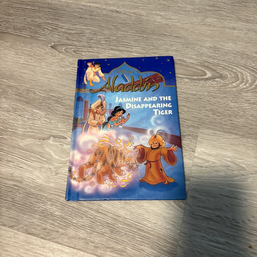 Vintage Aladdin Jasmine and the Disappearing Tiger Book